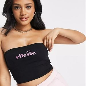 Ellesse logo bandeau crop top XS